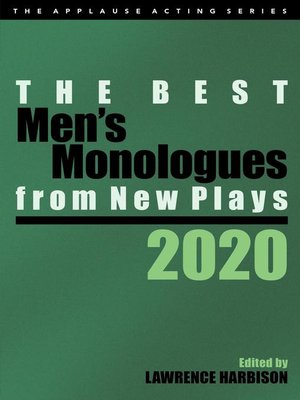 cover image of The Best Men's Monologues from New Plays, 2020